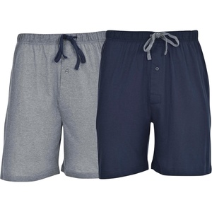 Hanes Men’s Woven Short(Heather Gray/Navy)