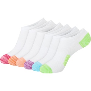 Hanes Women’s Socks, Lightweight Breathable Socks, No Show and Super No Show, 6-Pack(White Assorted)