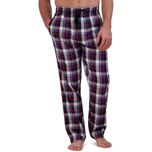 Hanes mens Woven Pajama Pant(Red Plaid)