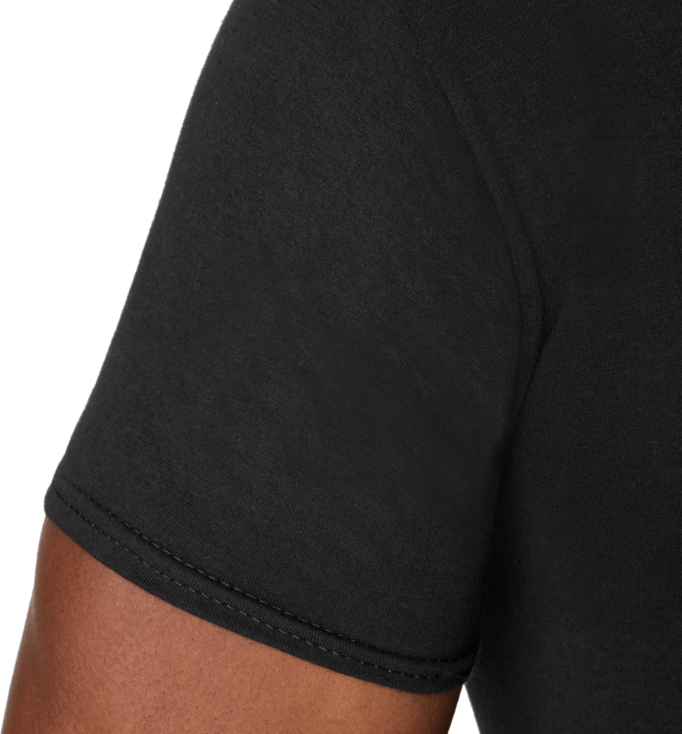 image:imageHanes Mens Ultimate Undershirt ComfortBlend Slim Fit Tees for Men MoistureWickingBlack