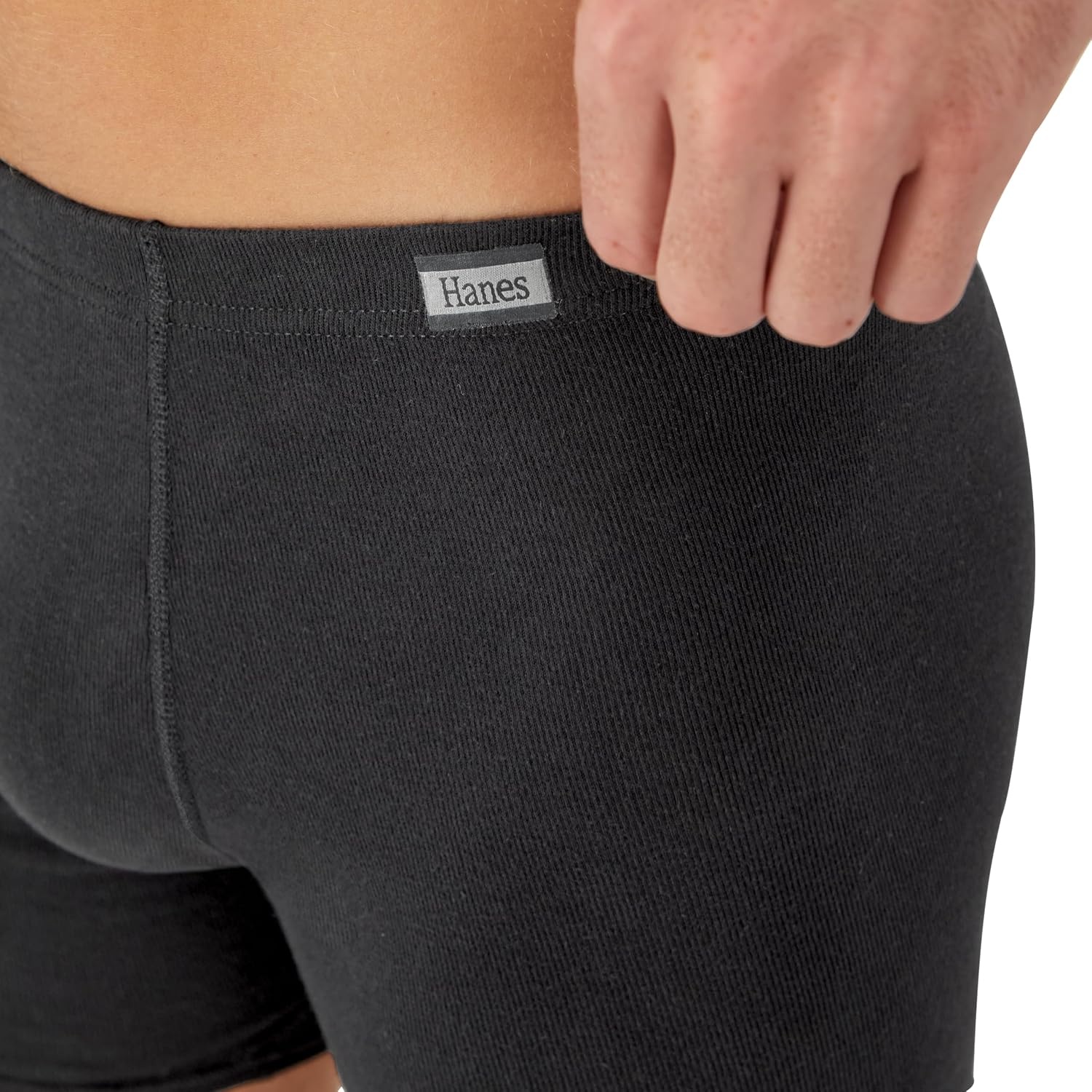 image:imageHanes Mens Underwear Boxer Briefs Pack Moisturewicking Underwear for Men Breathable Cool amp Breathable CottonAssorted