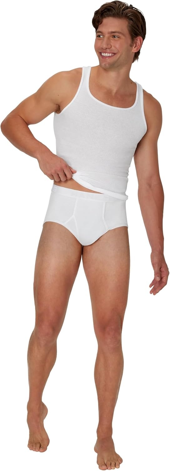 image:imageHanes Mens Underwear Briefs Ultimate Comfortsoft MoistureWicking Tagless Cooling MultipackWhite