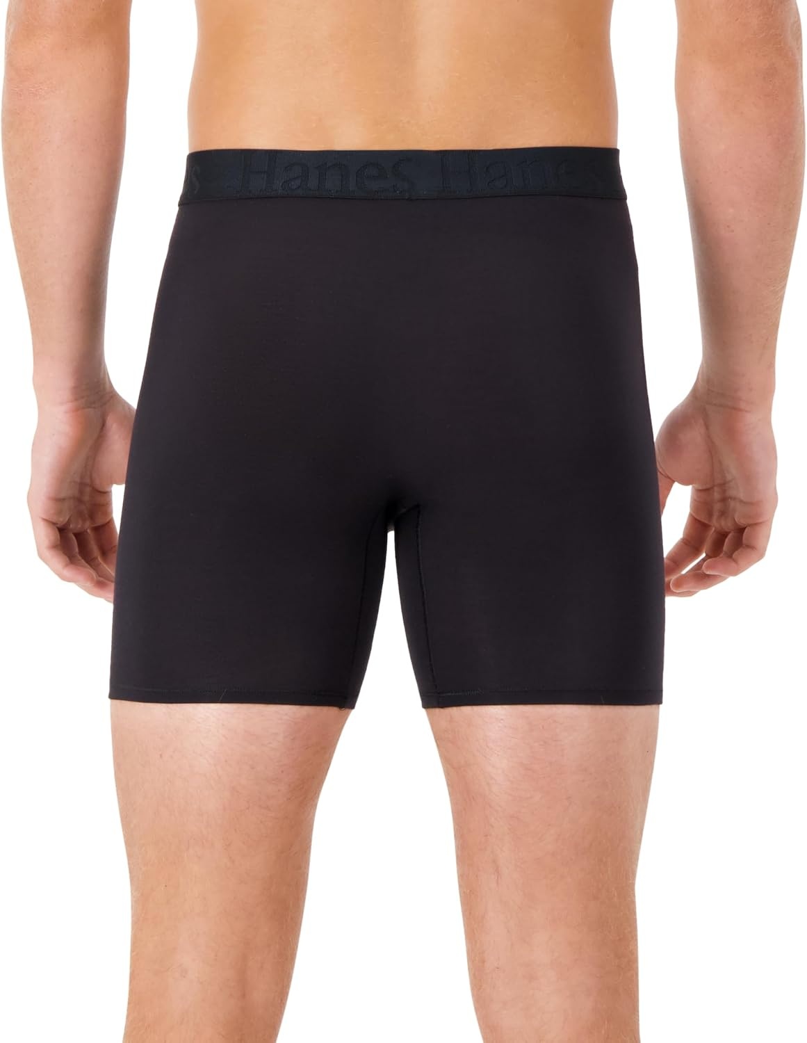 image:imageHanes Mens Underwear SuperSoft Viscose from Bamboo 3Pack Sexy Mens Underwear Short or Regular Leg Boxer BriefsBlack