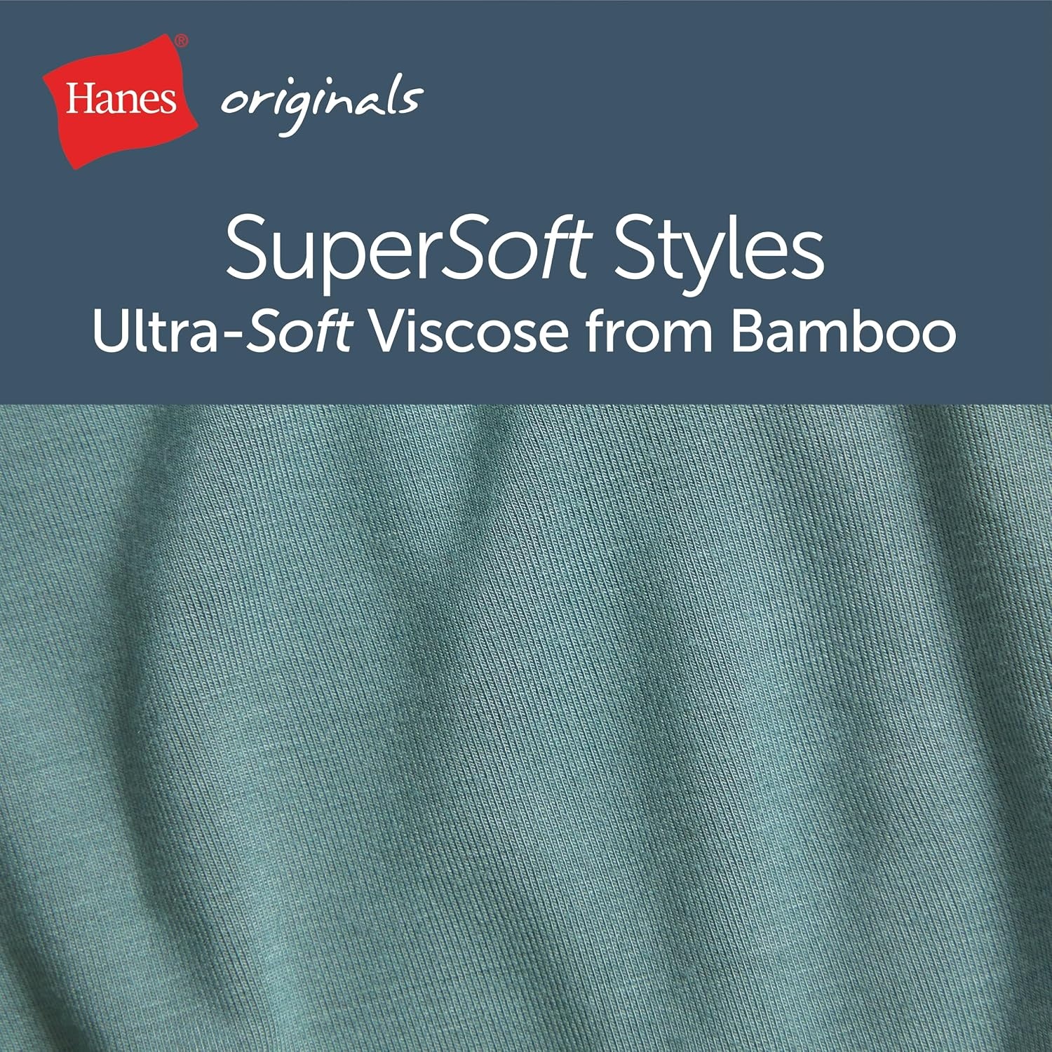 image:imageHanes Mens Underwear SuperSoft Viscose from Bamboo 3Pack Sexy Mens Underwear Short or Regular Leg Boxer BriefsBlackGreenBlue
