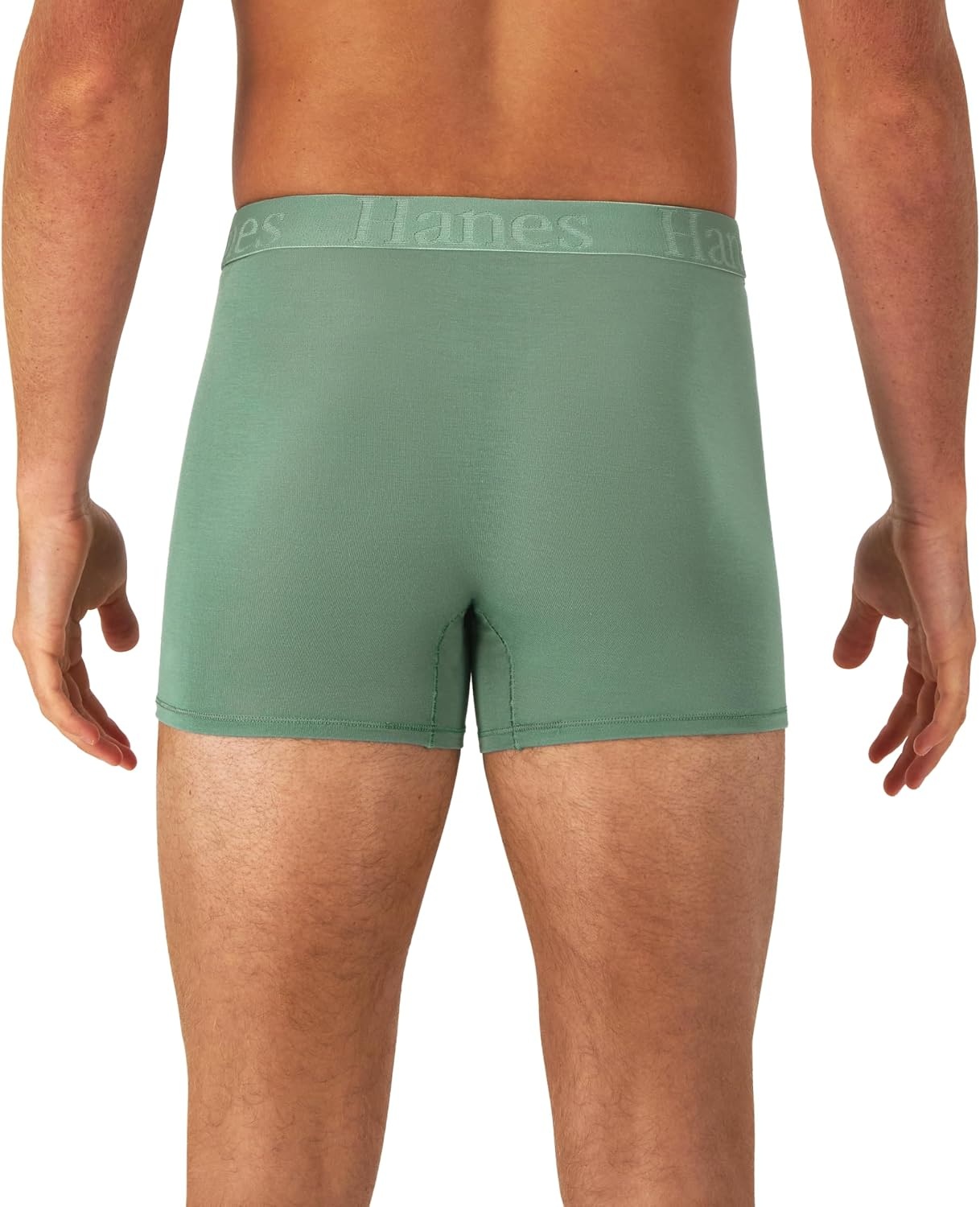 image:imageHanes Mens Underwear SuperSoft Viscose from Bamboo 3Pack Sexy Mens Underwear Short or Regular Leg Boxer BriefsBlackGreenBlue