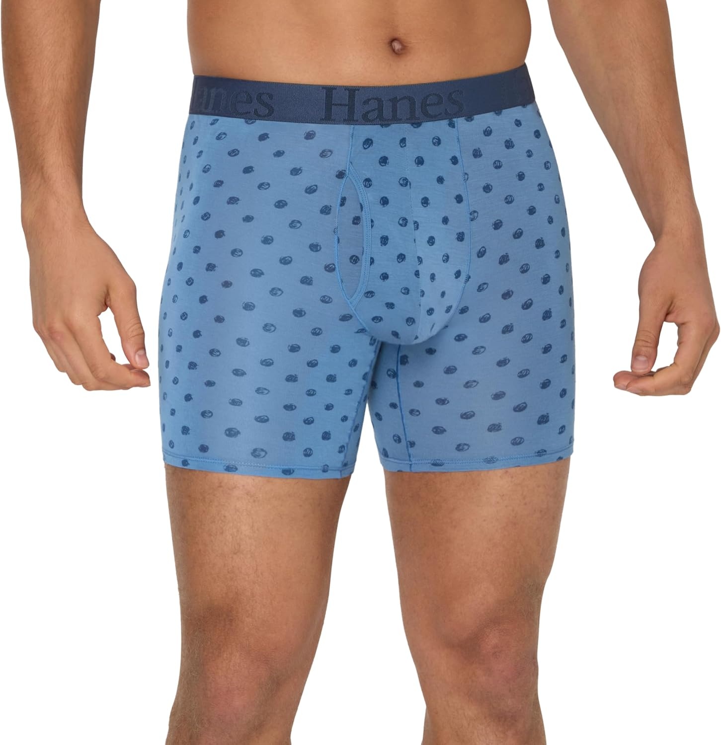 image:imageHanes Mens Underwear SuperSoft Viscose from Bamboo 3Pack Sexy Mens Underwear Short or Regular Leg Boxer BriefsBlueGreen