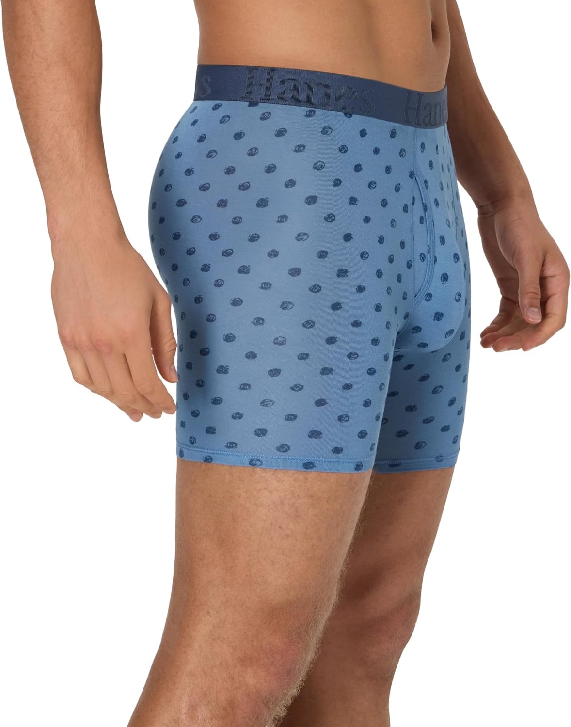 image:imageHanes Mens Underwear SuperSoft Viscose from Bamboo 3Pack Sexy Mens Underwear Short or Regular Leg Boxer BriefsBlueGreen