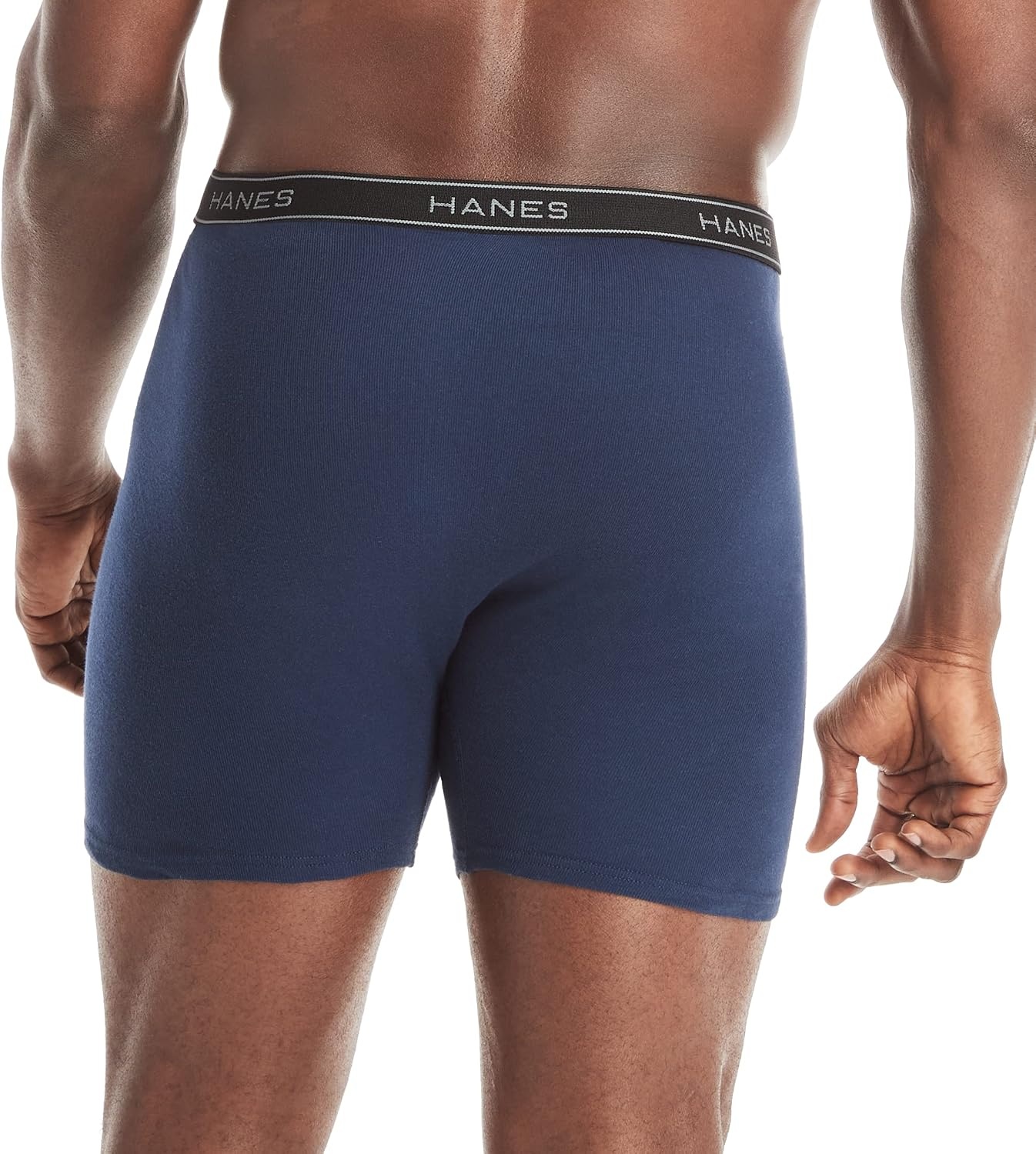 image:imageHanes mens Underwear Boxer Briefs Pack Cool amp Breathable Cotton Moisturewicking Underwear for Men No Ride UpRedBlue 6 Pack