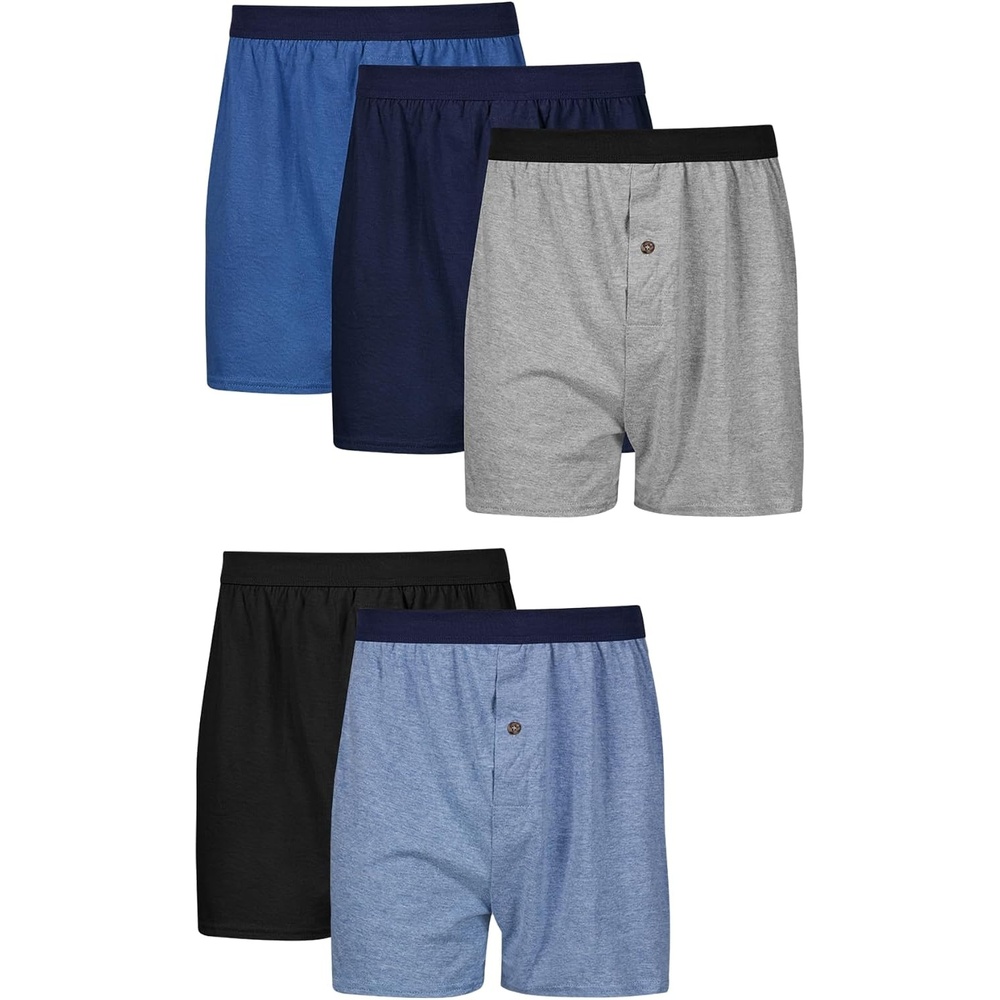 image:imageHanes mens Underwear Boxers Pack Cool and Breathable Cotton Underwear Exposed and Comfortflex Waistbands MultipackComfortflex Waistband  5 Pack