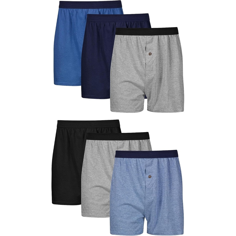 image:imageHanes mens Underwear Boxers Pack Cool and Breathable Cotton Underwear Exposed and Comfortflex Waistbands MultipackComfortflex Waistband 6 Pack