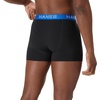 Hanes Men’s Boxer Brief Underwear Pack, Stretch Cotton Boxer Briefs for Men, Moisture-wicking, 6-pack(Black)