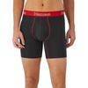 Hanes Men’s Boxer Brief Underwear Pack, Stretch Cotton Boxer Briefs for Men, Moisture-wicking, 6-pack(Black Color Band – 6 Pack)