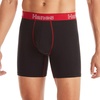 Hanes Men’s Boxer Brief Underwear Pack, Stretch Cotton Boxer Briefs for Men, Moisture-wicking, 6-pack(Black Color Band – 6 Pack)