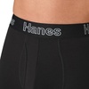 Hanes Men’s Boxer Brief Underwear Pack, Stretch Cotton Boxer Briefs for Men, Moisture-wicking, 6-pack(Solid Black – 6 Pack)