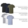 Hanes Men’s Pocket T-Shirt Undershirts 6-Pack, Cotton Tees | Cool, breathable, & stay-tucked Cotton Pocket T-Shirt 6-pack for men with odor protection and Cool Comfort moisture wicking.(Grey Heather  Black  White  Navy  Blue Heather)