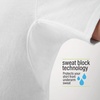 Hanes Men’s Sweat Block Undershirt, Underarm Sweat Blocking Tee, White V-Neck T-Shirt, 3-Pack