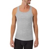 Hanes Men’s Tank Undershirt Pack, Cotton Tank Undershirt, Moisture-Wicking, Breathable, White or Grey/Black, Multi-Pack(Black/Grey – 6 Pack)