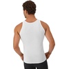 Hanes Men’s Tank Undershirt Pack, Cotton Tank Undershirt, Moisture-Wicking, Breathable, White or Grey/Black, Multi-Pack(White – 12 Pack)