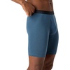 Hanes Men’s Total Support Pouch Men’s Boxer Brief Underwear, Anti-chafing, Moisture-wicking Odor Control, 3-pack(Black/Dark Grey)