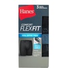Hanes Men’s Total Support Pouch Men’s Boxer Brief Underwear, Anti-chafing, Moisture-wicking Odor Control, 3-pack(Black/Dark Grey)