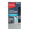 Hanes Men’s Total Support Pouch Men’s Boxer Brief Underwear, Anti-chafing, Moisture-wicking Odor Control, 3-pack(Black/Dark Grey/Light Grey)