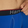 Hanes Men’s Total Support Pouch Men’s Boxer Brief Underwear, Anti-chafing, Moisture-wicking Odor Control, 3-pack(Blue/Red/Black)