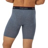 Hanes Men’s Total Support Pouch Men’s Boxer Brief Underwear, Anti-chafing, Moisture-wicking Odor Control, 3-pack(Grey/Black)