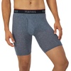 Hanes Men’s Total Support Pouch Men’s Boxer Brief Underwear, Anti-chafing, Moisture-wicking Odor Control, 3-pack(Grey/Black)