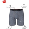 Hanes Men’s Total Support Pouch Men’s Boxer Brief Underwear, Anti-chafing, Moisture-wicking Odor Control, 3-pack(Grey/Black)