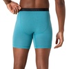 Hanes Men’s Total Support Pouch Men’s Boxer Brief Underwear, Anti-chafing, Moisture-wicking Odor Control, 3-pack(Grey/Navy/Turquiose)
