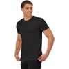 Hanes Men’s Ultimate Comfort Fit Cotton Stretch Crewneck Undershirts, Multipack(Black)
