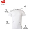 Hanes Men’s Ultimate Undershirt ComfortBlend Slim Fit Tees for Men, Moisture-Wicking(Black)
