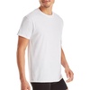 Hanes Men’s Ultimate Undershirt ComfortBlend Slim Fit Tees for Men, Moisture-Wicking(White – 4 Pack)