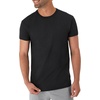 Hanes Men’s Undershirt Packs, Stay-Tucked Soft Cotton Undershirts, Best Undershirts for Men, White/Black/Asstd Multipacks(Black/Grey/Blue Assorted – 6 Pack)
