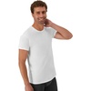 Hanes Men’s Undershirt Packs, Stay-Tucked Soft Cotton Undershirts, Best Undershirts for Men, White/Black/Asstd Multipacks(White – 12 Pack)