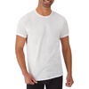 Hanes Men’s Undershirt Packs, Stay-Tucked Soft Cotton Undershirts, Best Undershirts for Men, White/Black/Asstd Multipacks(White – 3 Pack)