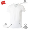 Hanes Men’s Undershirts T-Shirt Pack, V-Neck Cotton Tees for Men, Moisture-Wicking, Odor Control, White Multi-Pack(White – 12 Pack)