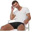 Hanes Men’s Undershirts T-Shirt Pack, V-Neck Cotton Tees for Men, Moisture-Wicking, Odor Control, White Multi-Pack(White – 12 Pack)