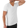 Hanes Men’s Undershirts T-Shirt Pack, V-Neck Cotton Tees for Men, Moisture-Wicking, Odor Control, White Multi-Pack(White – 6 Pack)