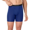 Hanes Men’s Underwear Boxer Brief Pack, Performance Stretch Underwear, Moisture-wicking Boxer Briefs for Men, 6-pack(Blue  Grey  Black  Red)