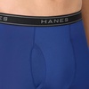 Hanes Men’s Underwear Boxer Brief Pack, Performance Stretch Underwear, Moisture-wicking Boxer Briefs for Men, 6-pack(Blue  Grey  Black  Red)