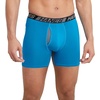 Hanes Men’s Underwear Boxer Briefs Pack, 3-Pack, Total Support Pouch, Long or Short-Leg Boxer Briefs(Awesome Blue/Palatinate Blue/Black)