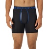 Hanes Men’s Underwear Boxer Briefs Pack, 3-Pack, Total Support Pouch, Long or Short-Leg Boxer Briefs(Black)