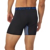 Hanes Men’s Underwear Boxer Briefs Pack, 3-Pack, Total Support Pouch, Long or Short-Leg Boxer Briefs(Black)