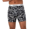 Hanes Men’s Underwear Boxer Briefs or Long-Leg Boxer Briefs Pack, 3 Pack, No-Ride-Up, Stretch-Cotton Men Clothing(Black/Cranberry Concrete – 3-pack – Long Leg Briefs)