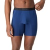 Hanes Men’s Underwear Boxer Briefs or Long-Leg Boxer Briefs Pack, 3 Pack, No-Ride-Up, Stretch-Cotton Men Clothing(Grey  Navy  Blue – Long Leg Briefs)