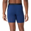 Hanes Men’s Underwear Boxer Briefs or Long-Leg Boxer Briefs Pack, 3 Pack, No-Ride-Up, Stretch-Cotton Men Clothing(Grey  Navy  Blue – Long Leg Briefs)
