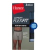 Hanes Men’s Underwear Boxer Briefs or Long-Leg Boxer Briefs Pack, 3 Pack, No-Ride-Up, Stretch-Cotton Men Clothing(Grey  Navy  Blue – Long Leg Briefs)