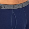 Hanes Men’s Underwear Boxer Briefs or Long-Leg Boxer Briefs Pack, 3 Pack, No-Ride-Up, Stretch-Cotton Men Clothing(Navy/Grey/Black – Long Leg Briefs)
