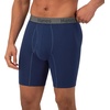 Hanes Men’s Underwear Boxer Briefs or Long-Leg Boxer Briefs Pack, 3 Pack, No-Ride-Up, Stretch-Cotton Men Clothing(Navy/Grey/Black – Long Leg Briefs)